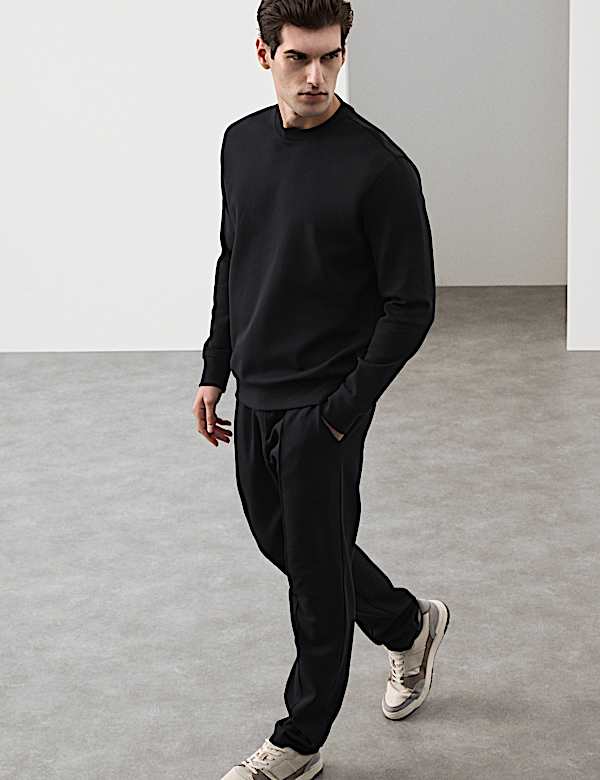 Cotton Rich Crew Neck Sweatshirt - CH