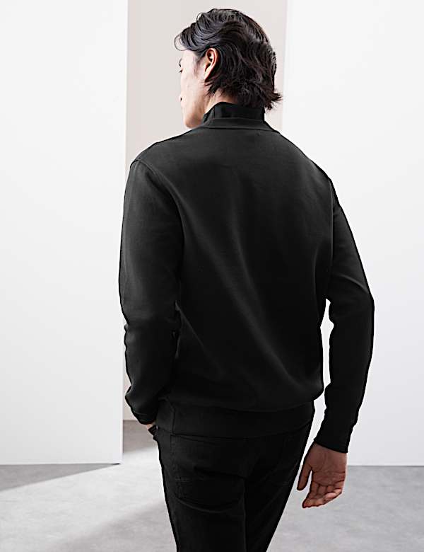 Cotton Rich Crew Neck Sweatshirt - CH