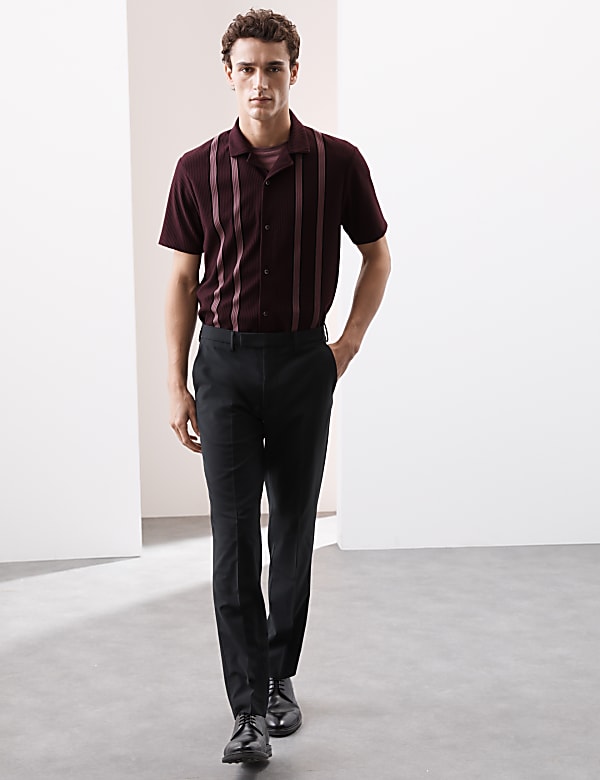 Textured Polo Shirt