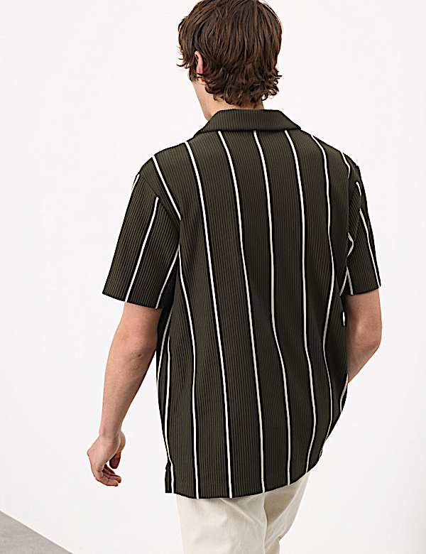 Ottoman Button Through Polo Shirt - HR