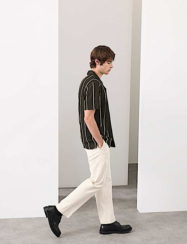 Ottoman Button Through Polo Shirt - HR