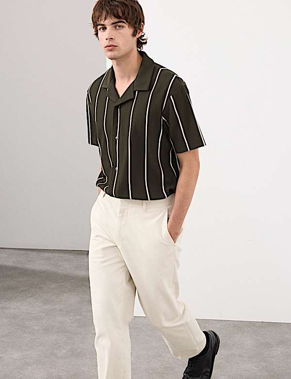 Ottoman Button Through Polo Shirt - HR
