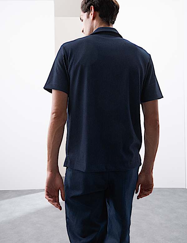 Cuban Collar Ottoman Revere Shirt