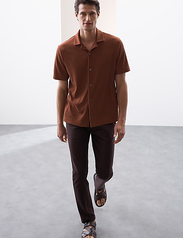 Cuban Collar Ottoman Revere Shirt - VN