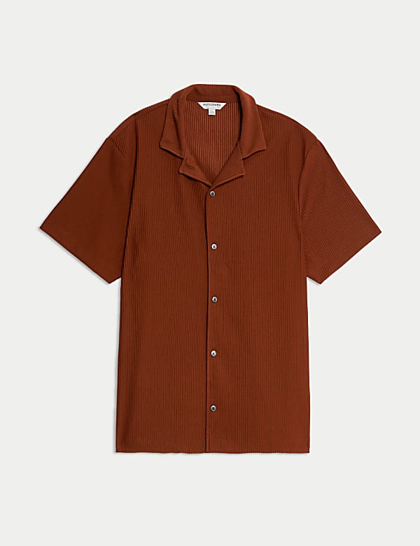 Cuban Collar Ottoman Revere Shirt - VN