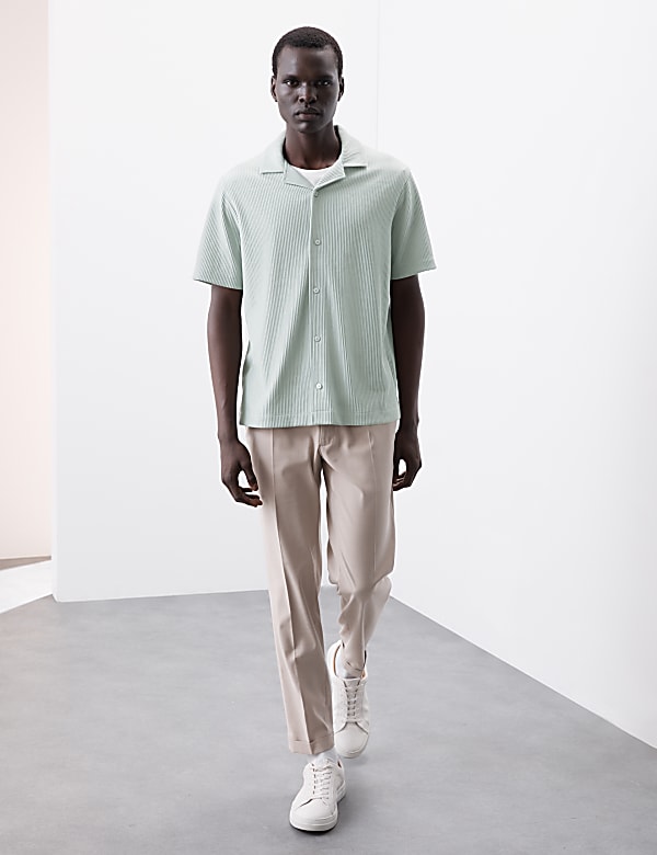 Cuban Collar Ottoman Revere Shirt