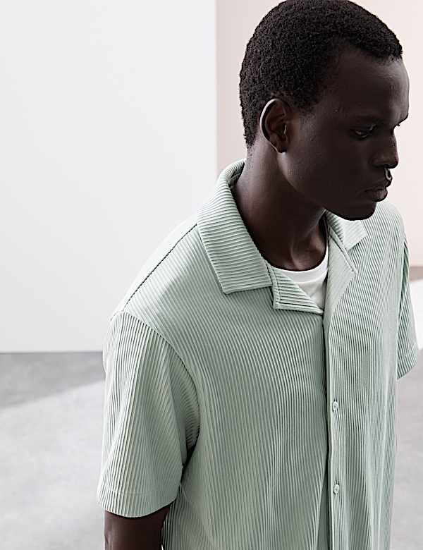 Cuban Collar Ottoman Revere Shirt