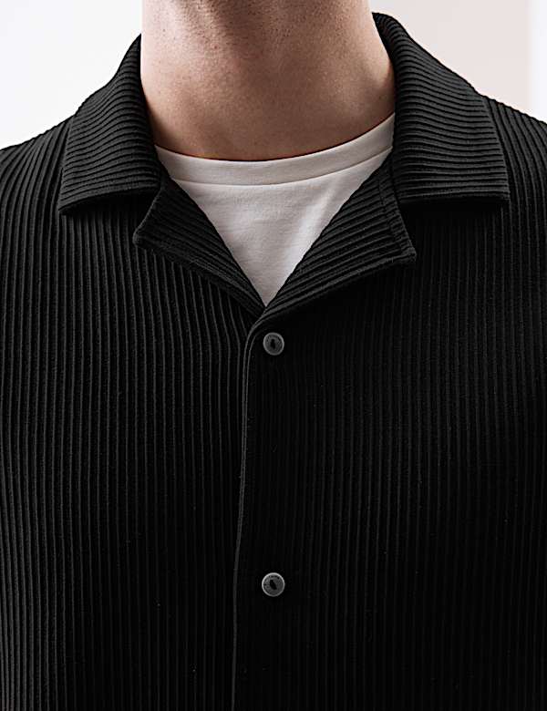 Cuban Collar Ottoman Revere Shirt - VN