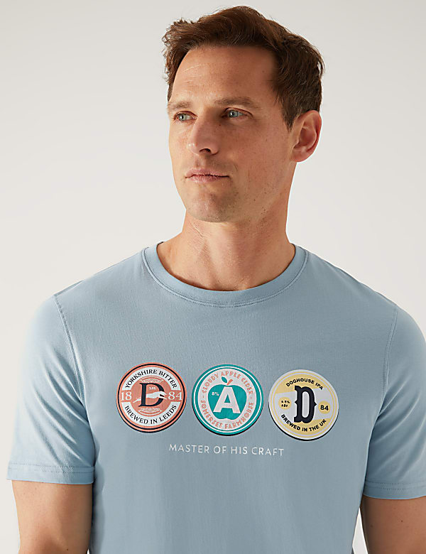 Pure Cotton Dad Graphic T-Shirt