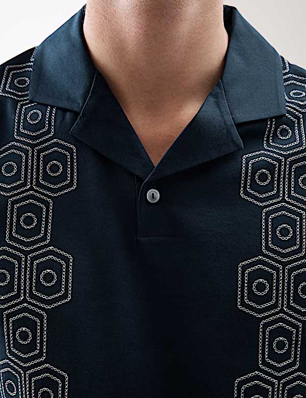 Pure Supima&reg; Cotton Embroidered Polo Shirt