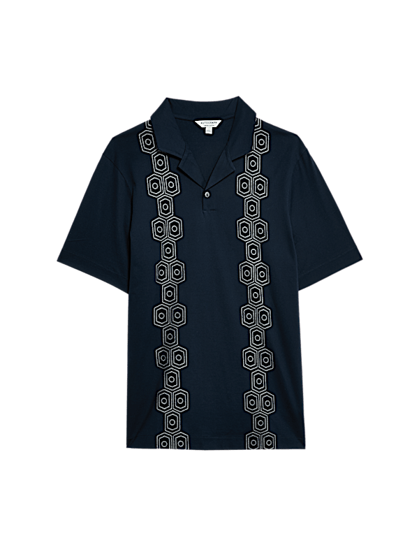 Pure Supima&reg; Cotton Embroidered Polo Shirt