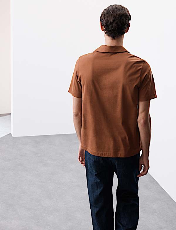 Pure Supima&reg; Cotton Embroidered Polo Shirt