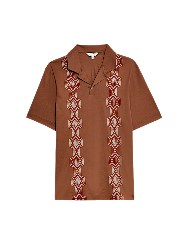 Pure Supima&reg; Cotton Embroidered Polo Shirt