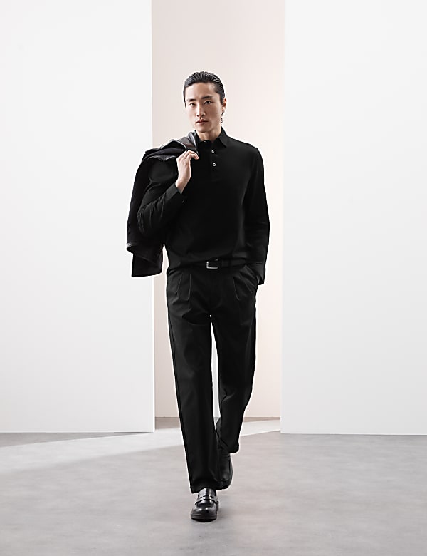 Polo formal shirts for men black shop