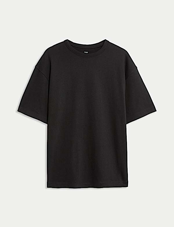 Oversized Pure Cotton Heavy Weight T shirt - HR