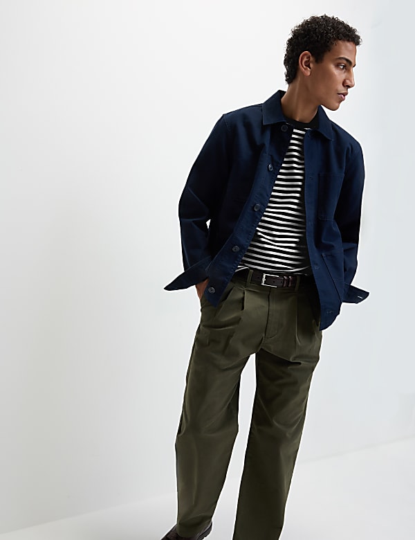Regular Fit Crew Neck Striped T-Shirt