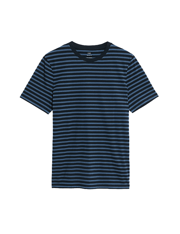 Regular Fit Crew Neck Striped T-Shirt