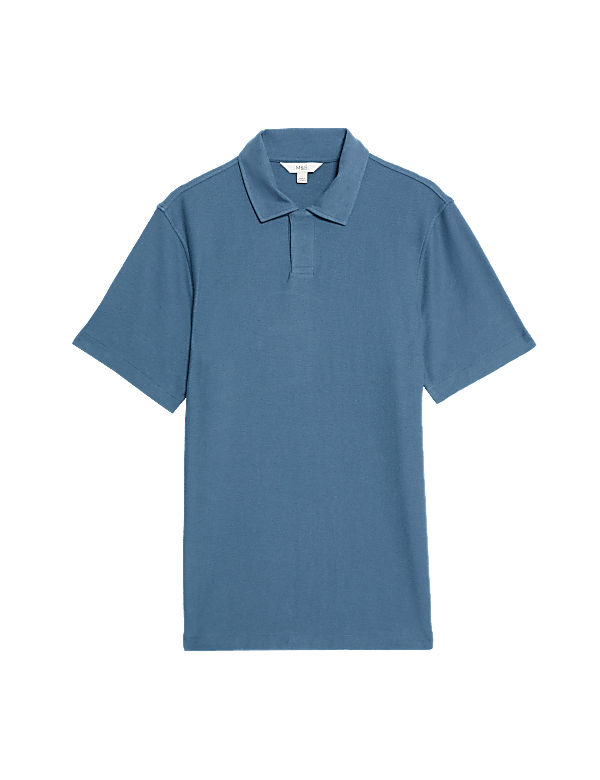 Cotton Rich Textured Polo Shirt
