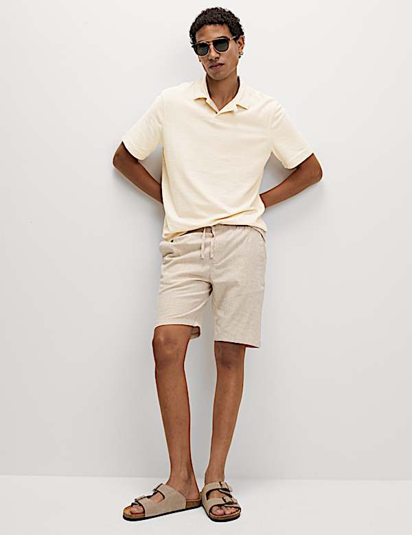 Cotton Rich Textured Polo Shirt