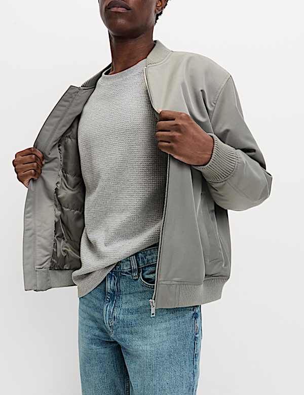 Relaxed Pure Cotton Waffle T-Shirt - FR