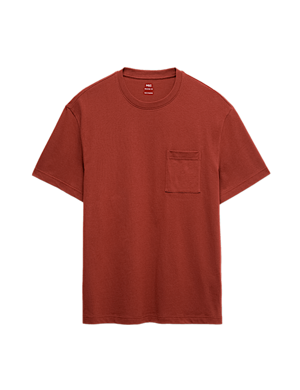 Pure Cotton Midweight Pocket T-shirt