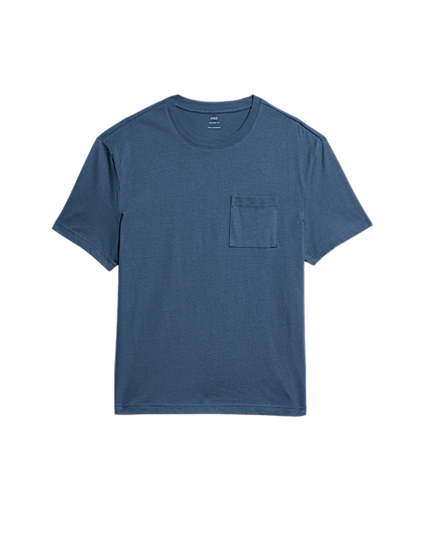 Pure Cotton Midweight Pocket T-shirt