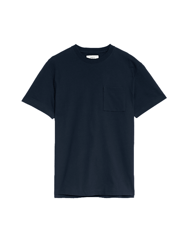 Pure Cotton Midweight Pocket T-shirt