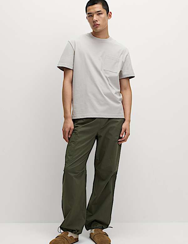 Pure Cotton Midweight Pocket T-shirt