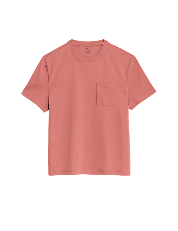 Pure Cotton Midweight Pocket T-shirt