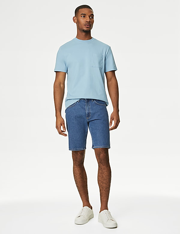Pure Cotton Midweight Pocket T-shirt