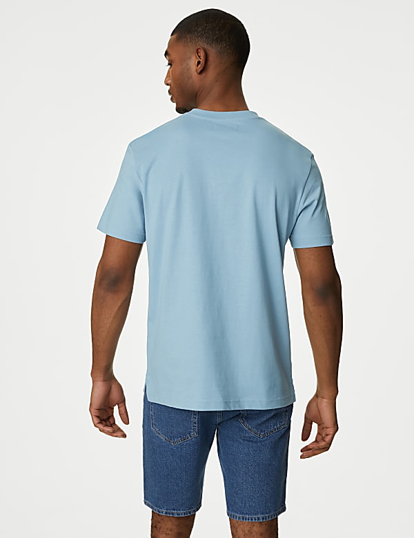 Pure Cotton Midweight Pocket T-shirt