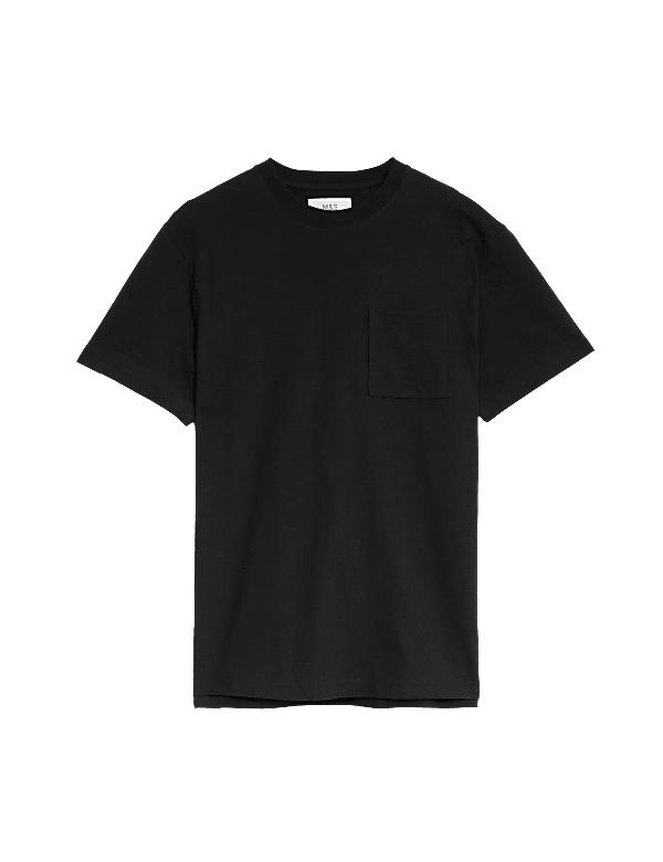 Pure Cotton Midweight Pocket T-shirt