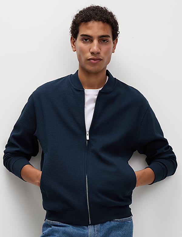 Pure Cotton Bomber Jacket - DE