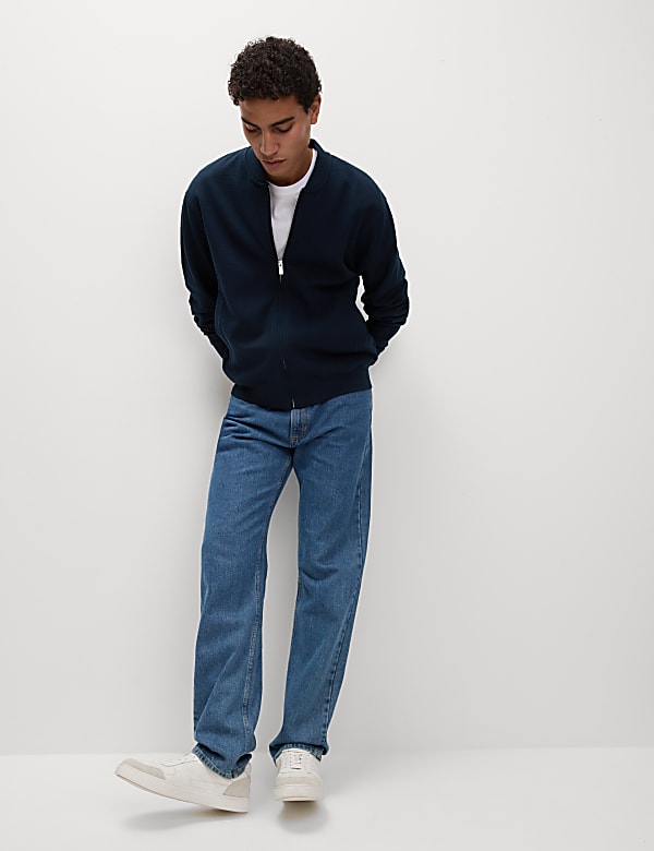 Pure Cotton Bomber Jacket - RS