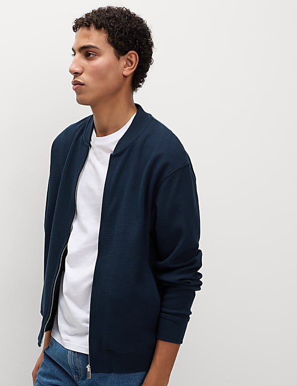 Pure Cotton Bomber Jacket - RS