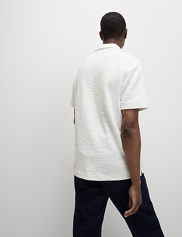 Cotton Rich Textured Polo Shirt