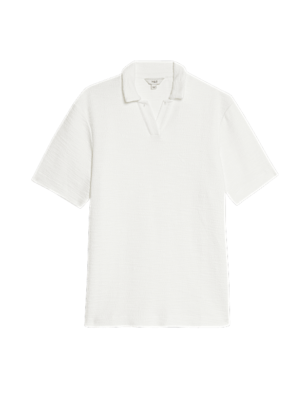 Cotton Rich Textured Polo Shirt