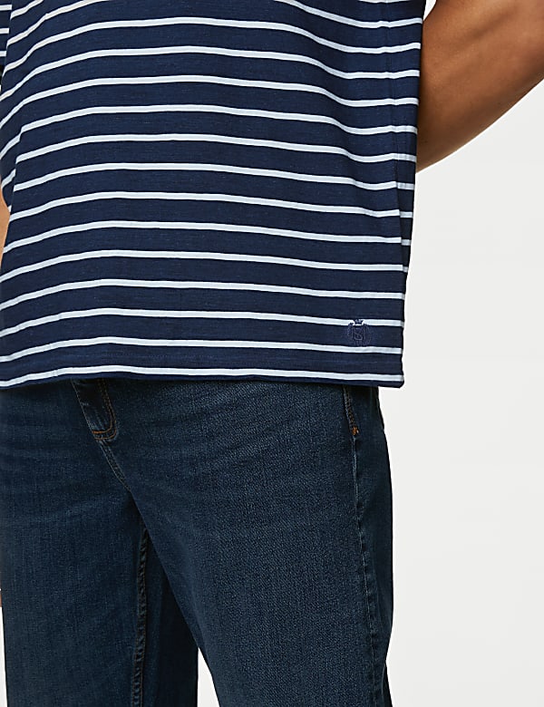 Pure Cotton Striped T-Shirt