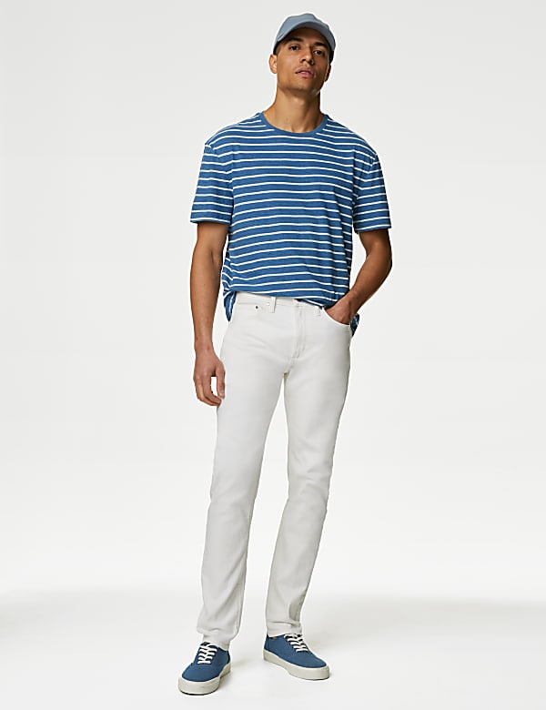 Pure Cotton Striped T-Shirt
