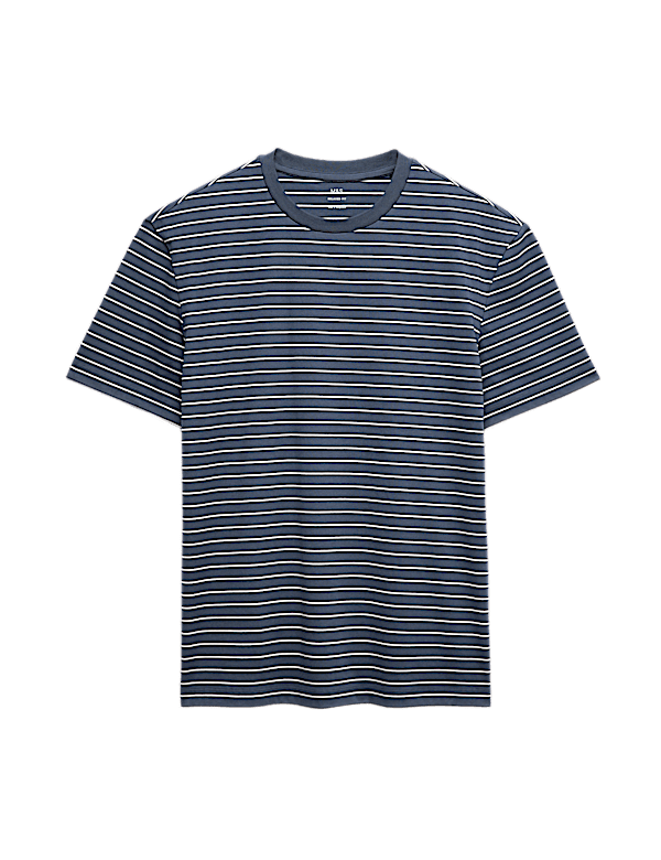 Relaxed Fit Cotton Rich Stripe T-Shirt