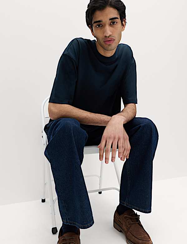 Pure Cotton Oversized Midweight T-Shirt - IS