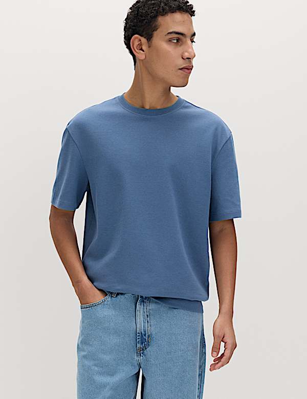 Cotton Rich Ultimate Performance Striped T-Shirt - JO