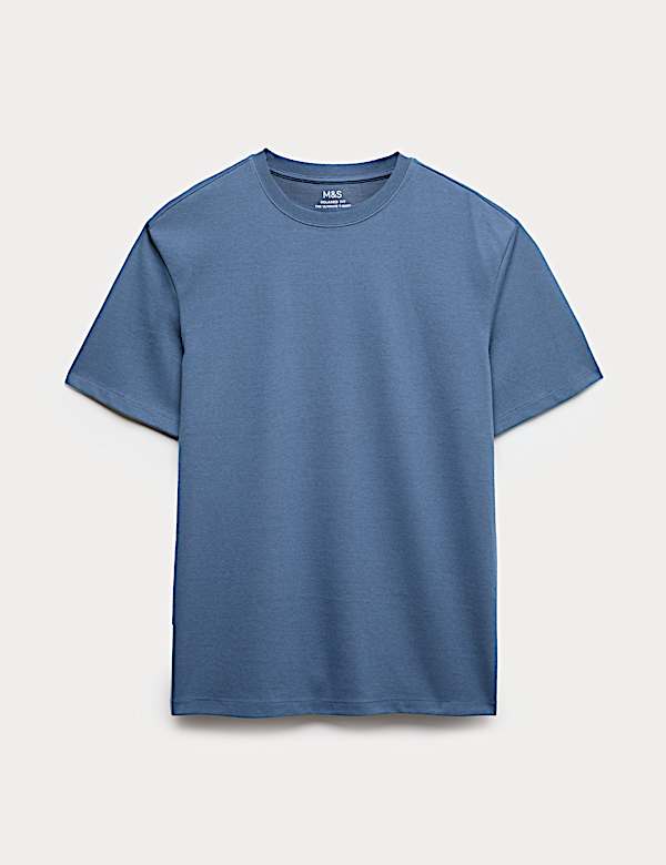 Cotton Rich Ultimate Performance Striped T-Shirt - JO