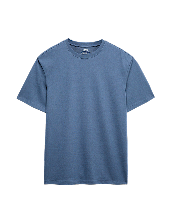 Cotton Rich Ultimate Performance Striped T-Shirt