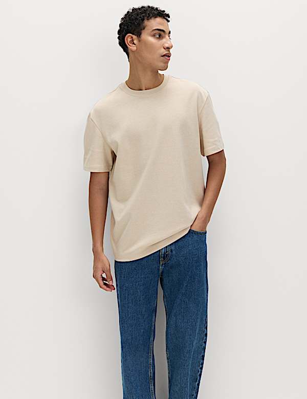 Cotton Rich Ultimate Performance Striped T-Shirt