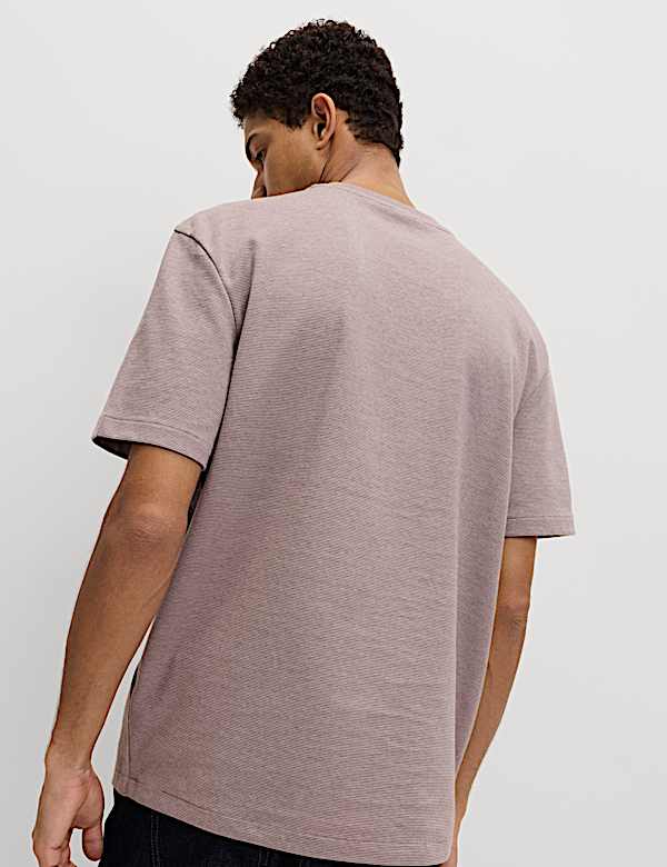 Cotton Rich Ultimate Performance Striped T-Shirt