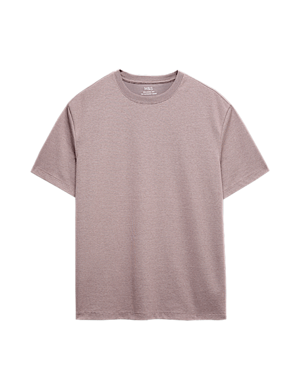 Cotton Rich Ultimate Performance Striped T-Shirt