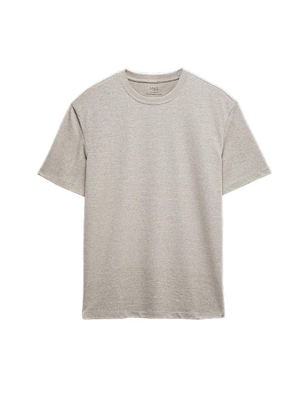 Cotton Rich Ultimate Performance Striped T-Shirt