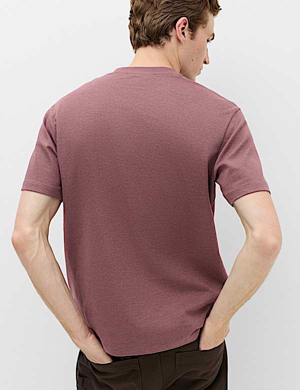 Relaxed Fit Cotton Rich Ultimate Performance Striped T-Shirt