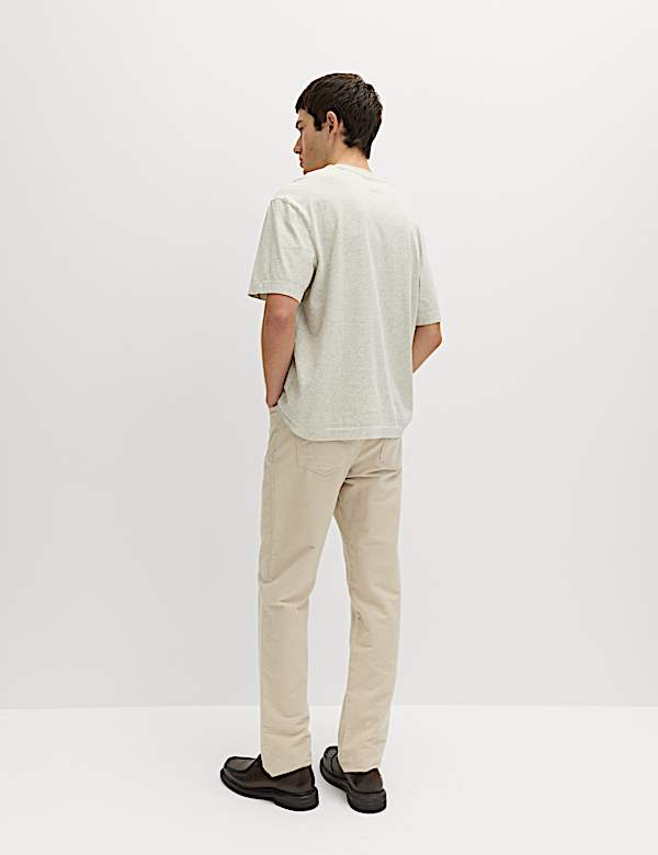 Relaxed Pure Cotton Garment Dyed T-Shirt - FR